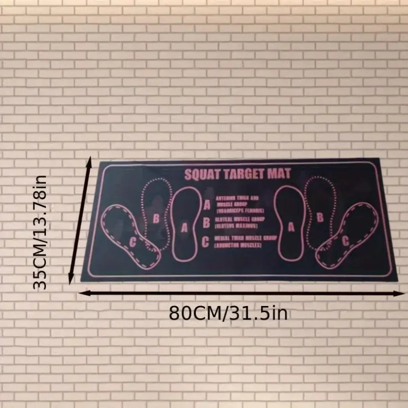 Tapis de Squat Antidérapant Premium - Protection Genoux et Sol - Fitness Maison et Gym