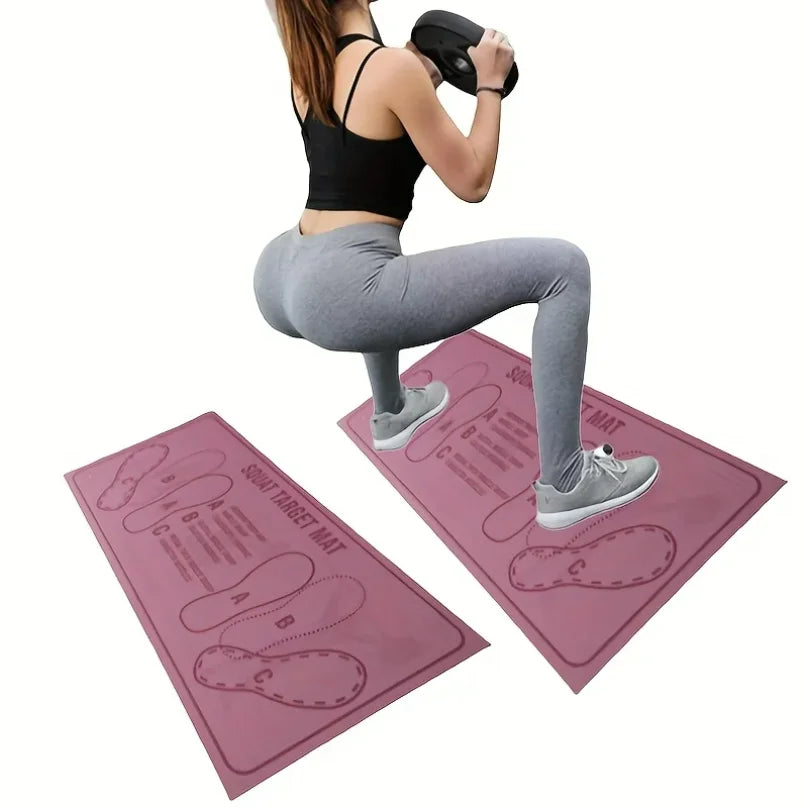 Tapis de Squat Antidérapant Premium - Protection Genoux et Sol - Fitness Maison et Gym