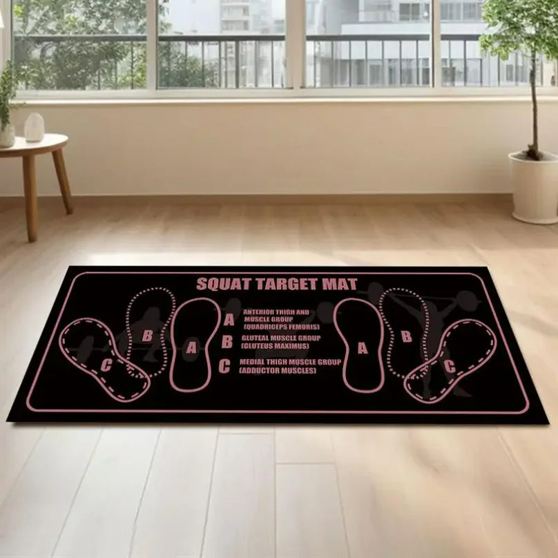 Tapis de Squat Antidérapant Premium - Protection Genoux et Sol - Fitness Maison et Gym