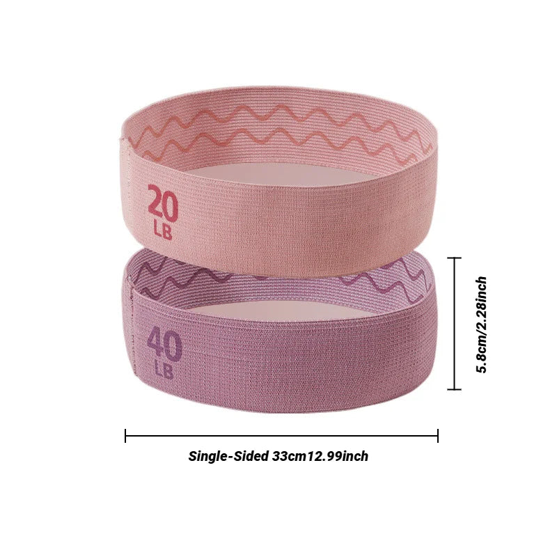 Bandes de Résistance Ajustables 20-90 LB - Entraînement Fessiers et Jambes - Niveau Pro